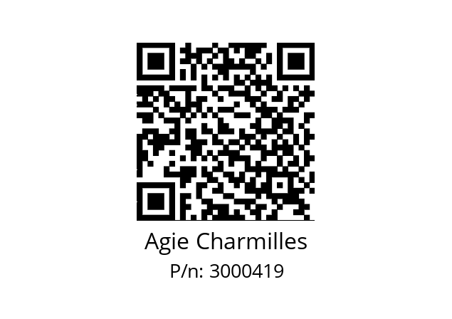   Agie Charmilles 3000419