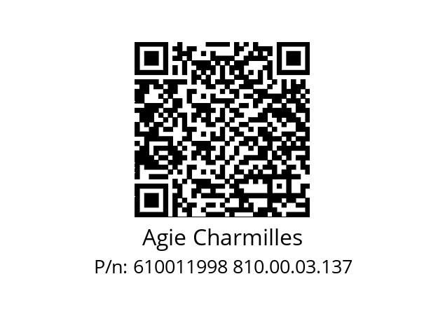   Agie Charmilles 610011998 810.00.03.137