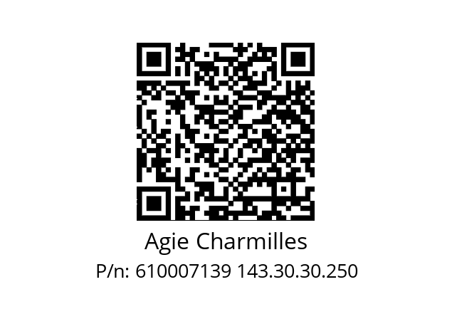   Agie Charmilles 610007139 143.30.30.250