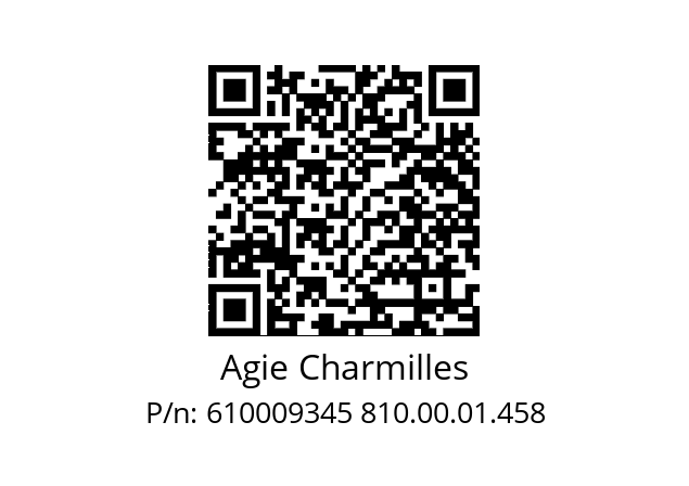   Agie Charmilles 610009345 810.00.01.458