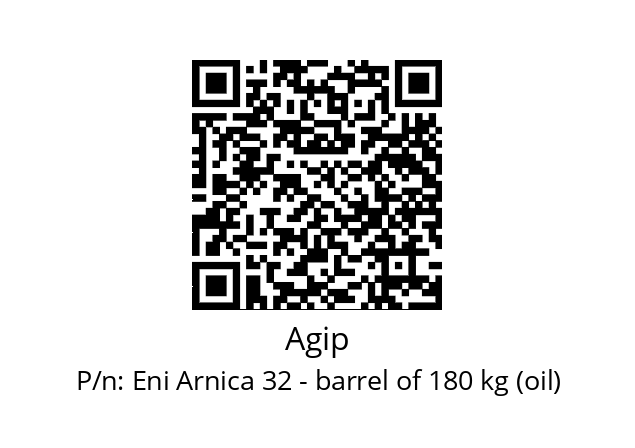   Agip Eni Arnica 32 - barrel of 180 kg (oil)