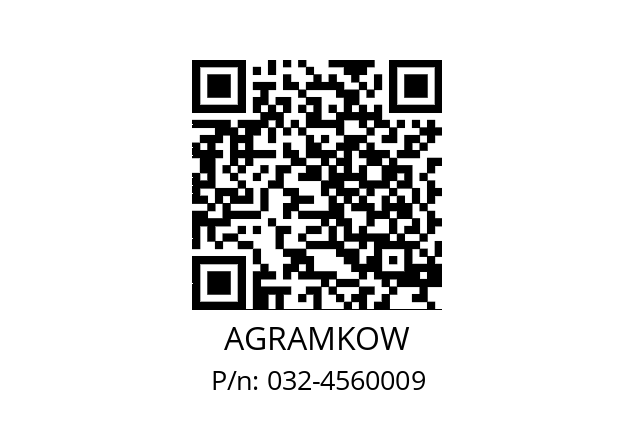   AGRAMKOW 032-4560009