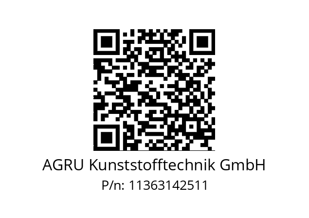   AGRU Kunststofftechnik GmbH 11363142511