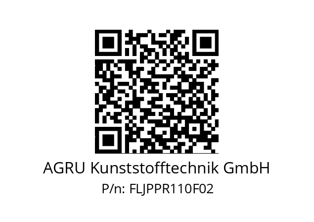   AGRU Kunststofftechnik GmbH FLJPPR110F02