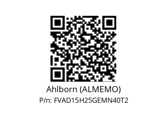   Ahlborn (ALMEMO) FVAD15H25GEMN40T2