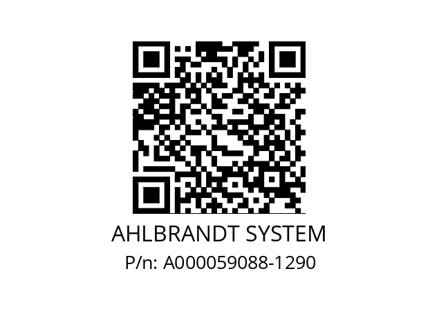   AHLBRANDT SYSTEM A000059088-1290