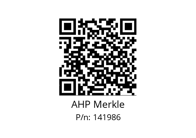   AHP Merkle 141986