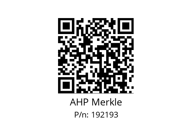   AHP Merkle 192193