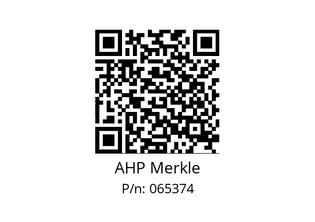   AHP Merkle 065374