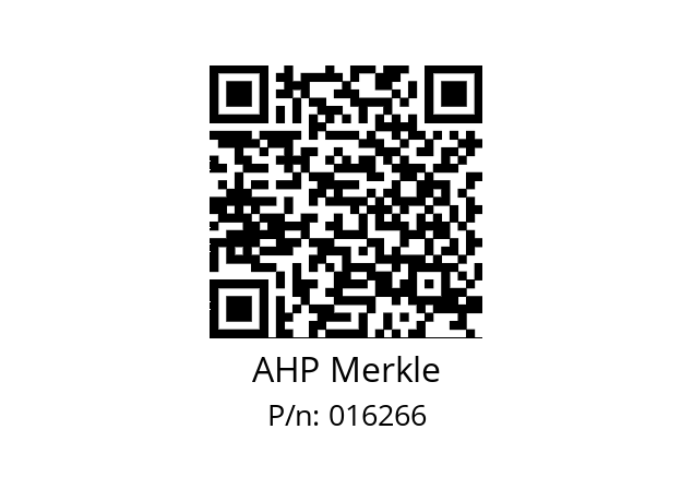   AHP Merkle 016266