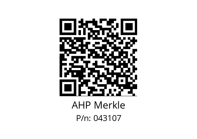   AHP Merkle 043107