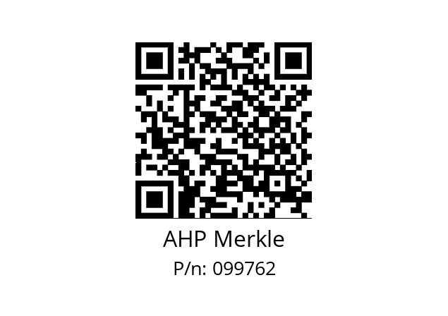   AHP Merkle 099762