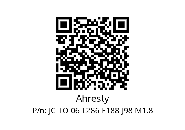   Ahresty JC-TO-06-L286-E188-J98-M1.8