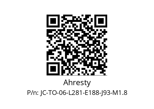   Ahresty JC-TO-06-L281-E188-J93-M1.8