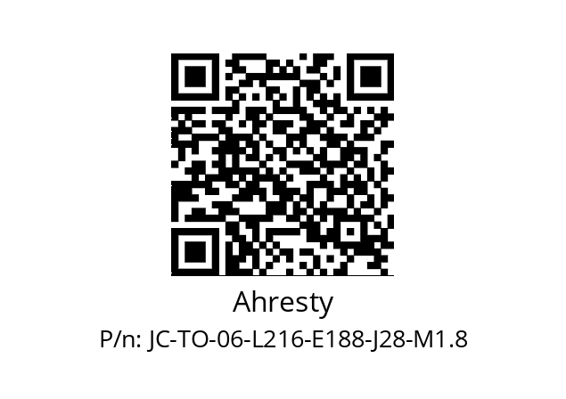   Ahresty JC-TO-06-L216-E188-J28-M1.8