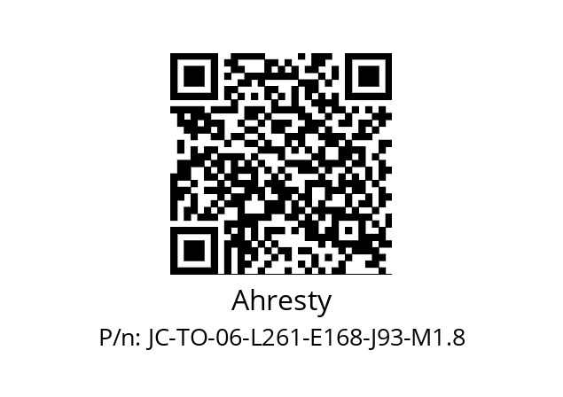   Ahresty JC-TO-06-L261-E168-J93-M1.8