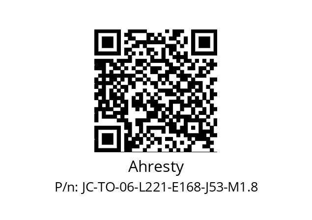   Ahresty JC-TO-06-L221-E168-J53-M1.8