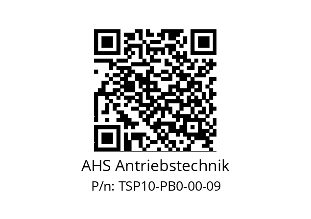   AHS Antriebstechnik TSP10-PB0-00-09