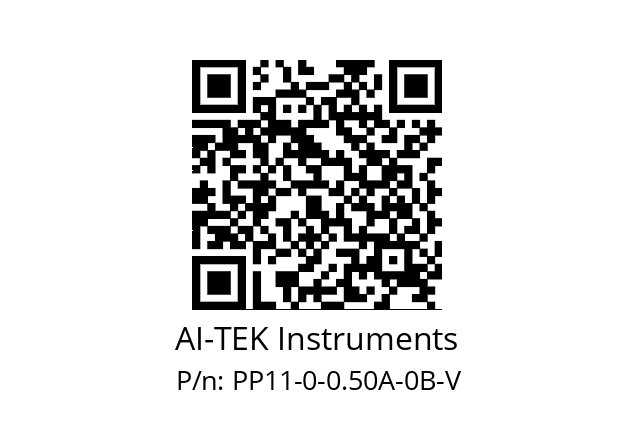   AI-TEK Instruments PP11-0-0.50A-0B-V