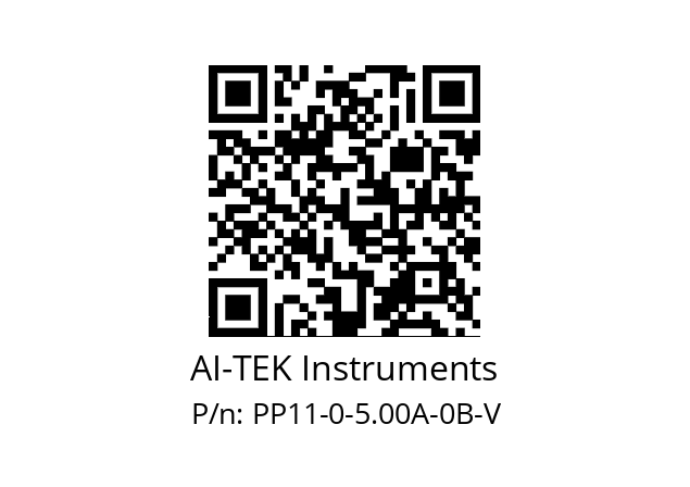   AI-TEK Instruments PP11-0-5.00A-0B-V