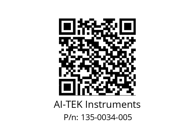   AI-TEK Instruments 135-0034-005