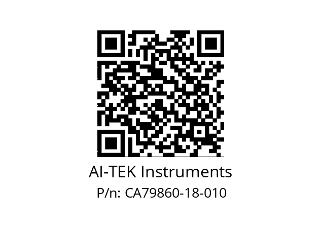   AI-TEK Instruments CA79860-18-010