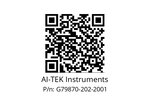   AI-TEK Instruments G79870-202-2001