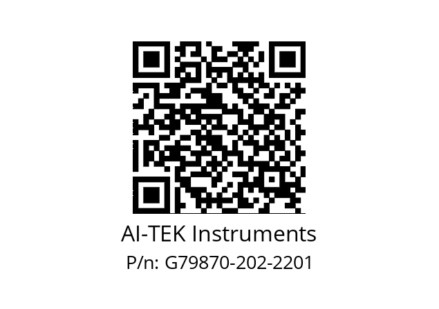   AI-TEK Instruments G79870-202-2201