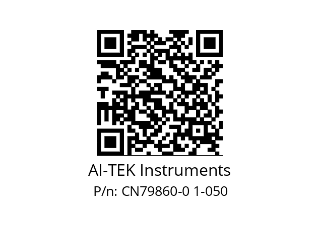   AI-TEK Instruments CN79860-0 1-050