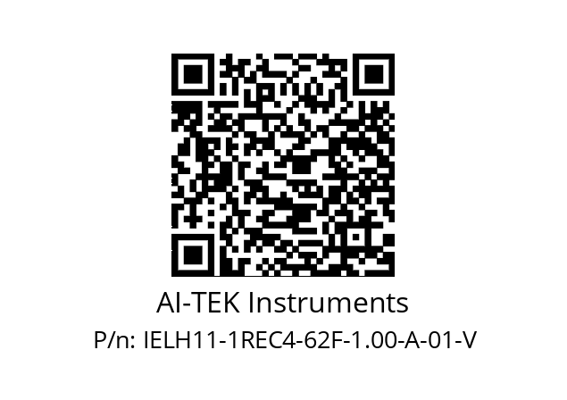   AI-TEK Instruments IELH11-1REC4-62F-1.00-A-01-V