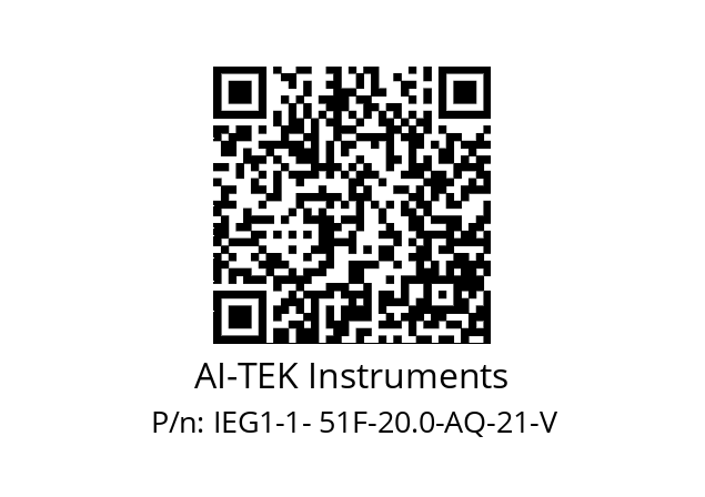   AI-TEK Instruments IEG1-1- 51F-20.0-AQ-21-V