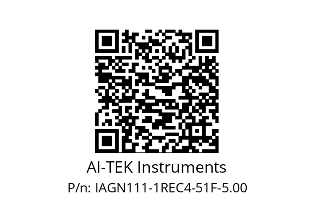   AI-TEK Instruments IAGN111-1REC4-51F-5.00