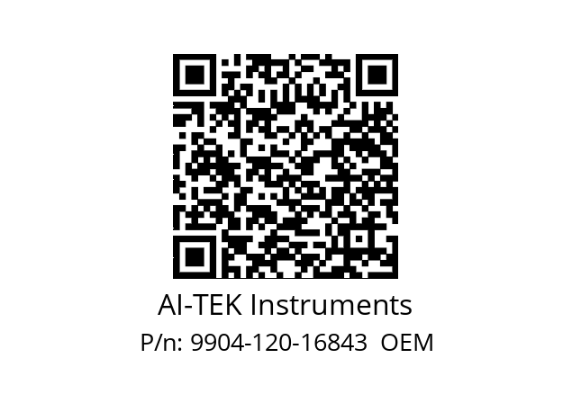   AI-TEK Instruments 9904-120-16843  OEM