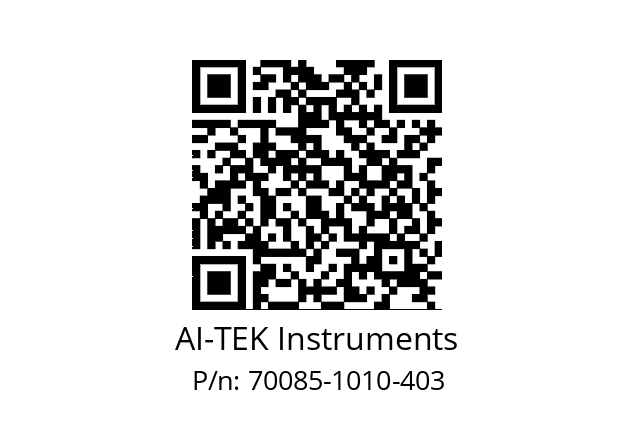   AI-TEK Instruments 70085-1010-403