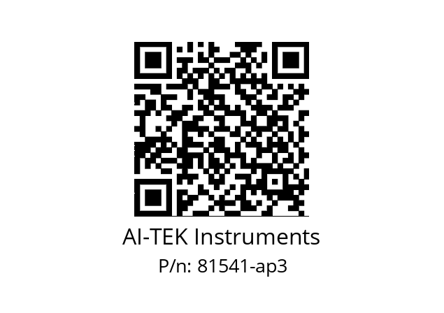   AI-TEK Instruments 81541-ap3