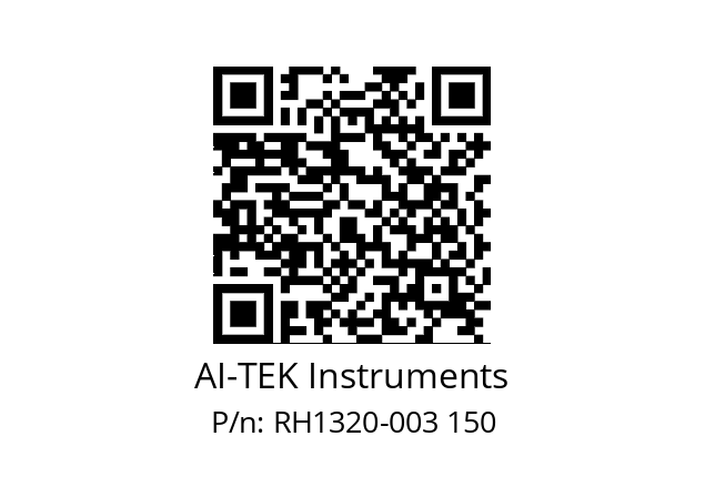   AI-TEK Instruments RH1320-003 150