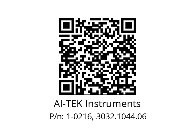   AI-TEK Instruments 1-0216, 3032.1044.06