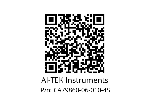   AI-TEK Instruments CA79860-06-010-4S