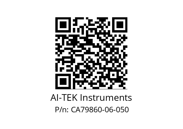   AI-TEK Instruments CA79860-06-050