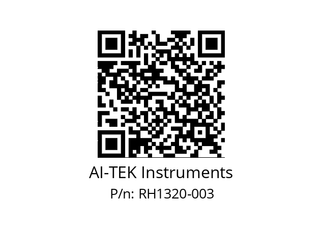   AI-TEK Instruments RH1320-003