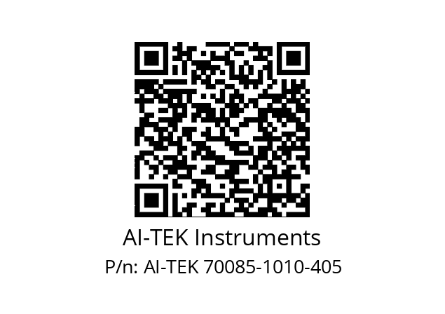   AI-TEK Instruments AI-TEK 70085-1010-405