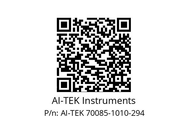   AI-TEK Instruments AI-TEK 70085-1010-294