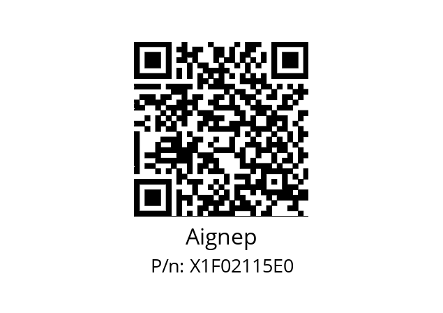   Aignep X1F02115E0