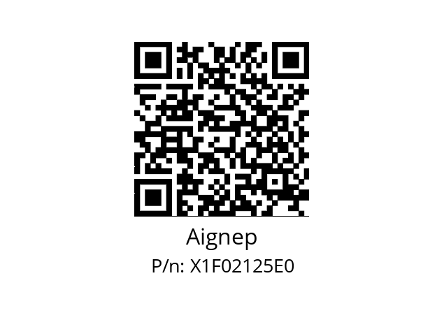   Aignep X1F02125E0