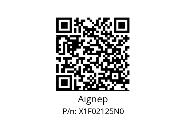   Aignep X1F02125N0