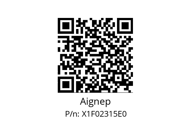   Aignep X1F02315E0