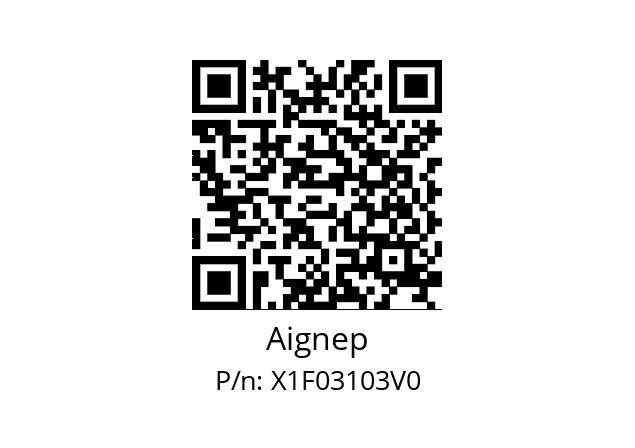   Aignep X1F03103V0