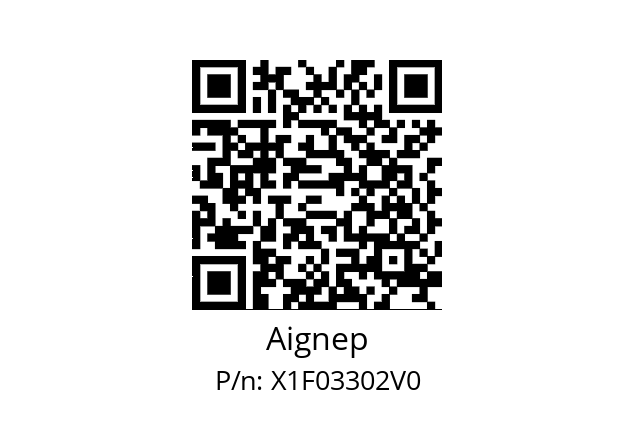   Aignep X1F03302V0