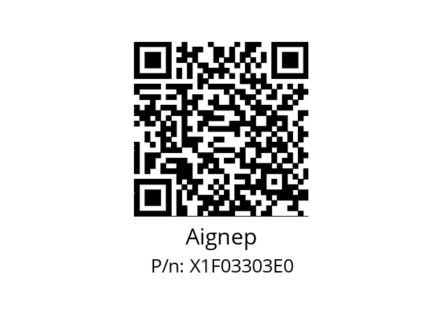   Aignep X1F03303E0