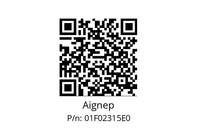   Aignep 01F02315E0